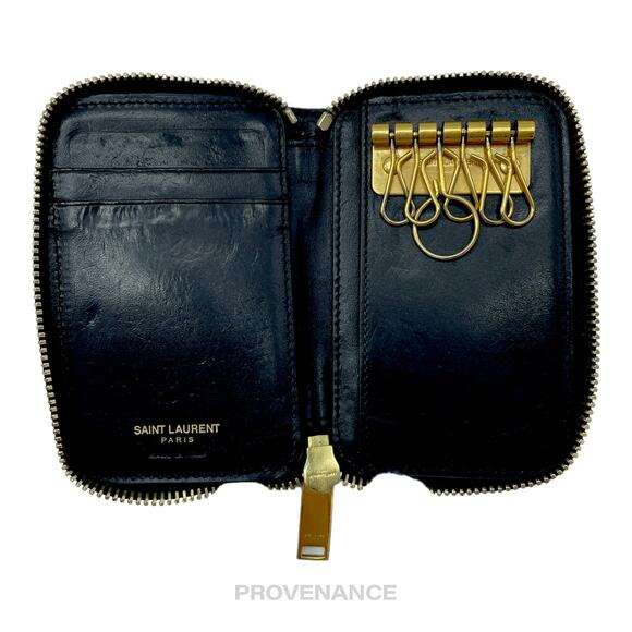 🔴 Saint Laurent Paris SLP Key Card Wallet - Monogram - Picture 5 of 7